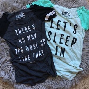 Victoria’s Secret Pink sleep shirts